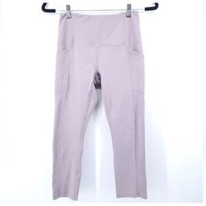 Rbx Gray Leggings Tagged Small May Fit Med Side Pockets Womens Athleisure Crop